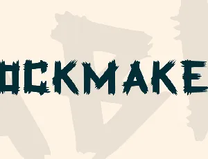 Rockmaker font