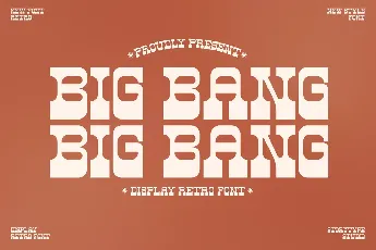 BIG BANG font