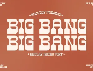 BIG BANG font