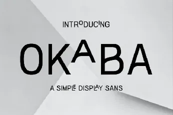 Okaba font