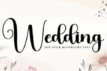 Wedding Calligraphy Typeface font