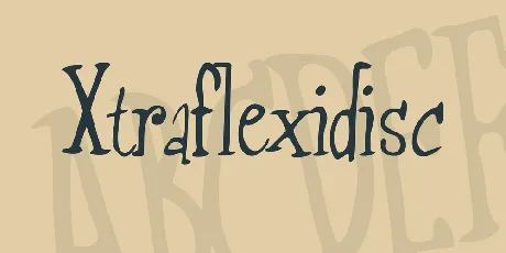 Xtraflexidisc font