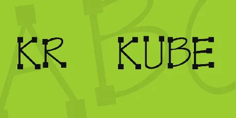 KR Kube font