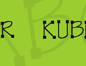 KR Kube font