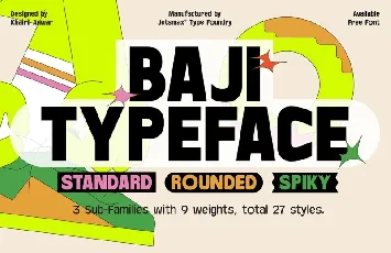 Baji Family font