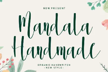 Mandala Handmade font