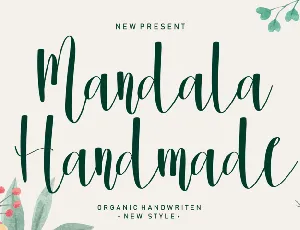 Mandala Handmade font