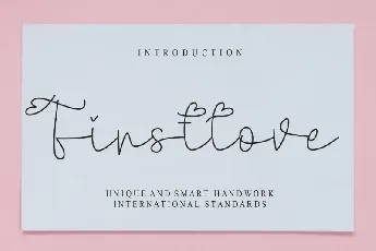 Firstlove Handwritten font