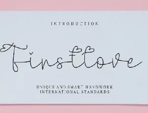 Firstlove Handwritten font