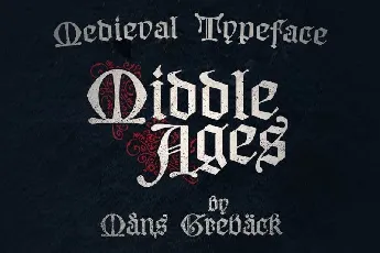 Middle Ages Blackletter font