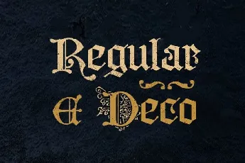 Middle Ages Blackletter font