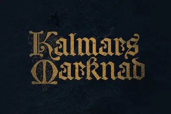 Middle Ages Blackletter font