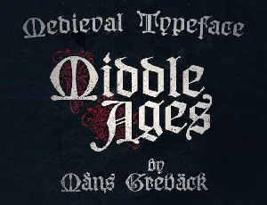 Middle Ages Blackletter font