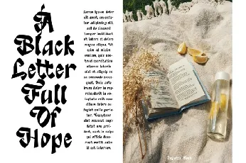 Joyatte Blackletter font