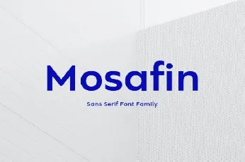 Mosafin Family font