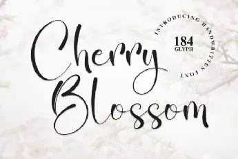 Cherry Blossom Script font