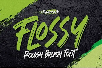 Flossy font