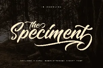 The Speciment font