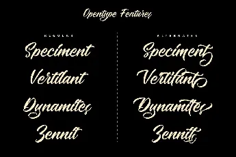 The Speciment font