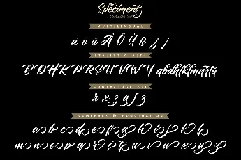 The Speciment font