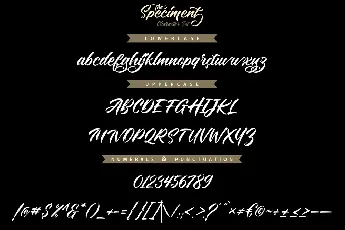 The Speciment font