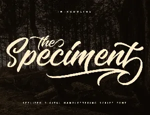 The Speciment font