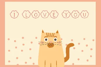 Paws Meow font