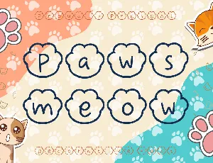 Paws Meow font