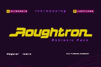 Aougtron font