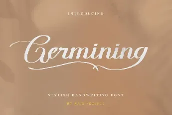 Germining Script font