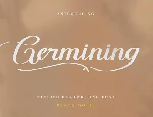 Germining Script font