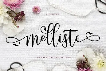 Melliste Script font