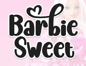 Barbie Sweet Display font