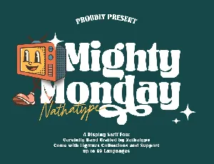 Mighty Monday font