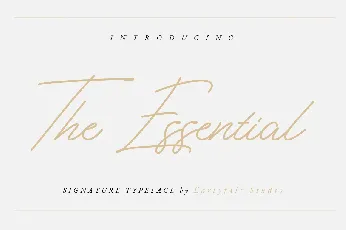 The Essential font