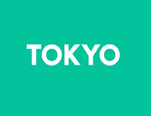 Tokyo font