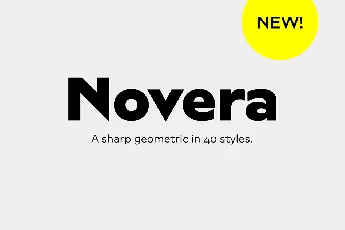 Novera font