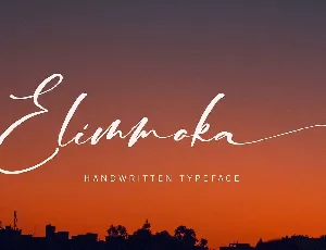 Elimmoka font