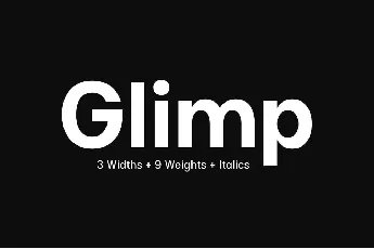 Glimp font