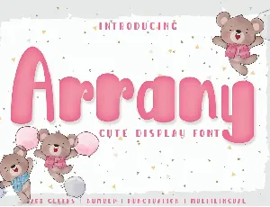 Arrany-PERSONAL USE font