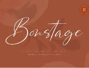 Bonstage font