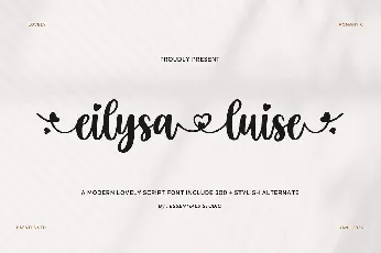 eilysa luise DEMO font