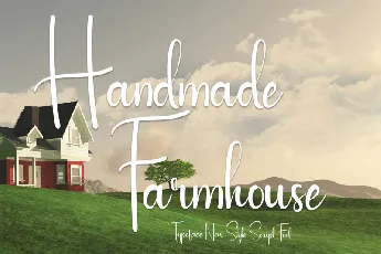 Handmade Farmhouse Typeface font