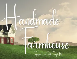 Handmade Farmhouse Typeface font