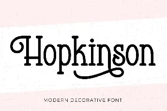 Hopkinson font