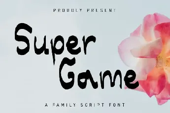 Super Game Display font