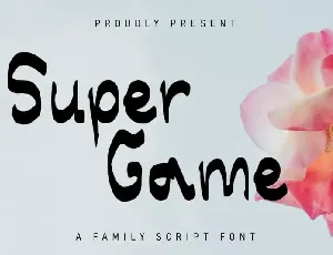 Super Game Display font