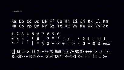 Cascadia Code font