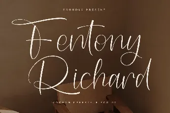 Fentony Richard DEMO VERSION font