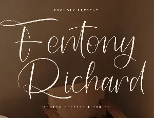 Fentony Richard DEMO VERSION font